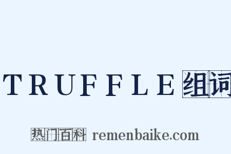 TRUFFLE组词是什么意思的图片